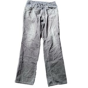 Patagonia 100% Organic Cotton Grey Corduroy Straight Leg Pants Men's 30x32 READ